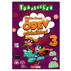 3.Sınıf Tüm Dersler Hafta Sonu Ödev Etkinlikleri Kırmızı Beyaz Yayınları