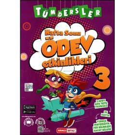 3.Sınıf Tüm Dersler Hafta Sonu Ödev Etkinlikleri Kırmızı Beyaz Yayınları