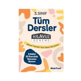 3. Sınıf Tüm Dersler Kılavuz Deneme - BlokTest Yayınları