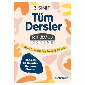3. Sınıf Tüm Dersler Kılavuz Deneme - BlokTest Yayınları