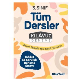 3. Sınıf Tüm Dersler Kılavuz Deneme - BlokTest Yayınları
