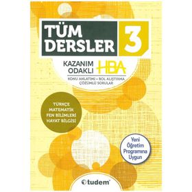 3. Sınıf Tüm Dersler Konu Anlatımlı HBA - Tudem Yayınları