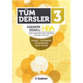 3. Sınıf Tüm Dersler Konu Anlatımlı HBA - Tudem Yayınları