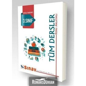 3. Sınıf Tüm Dersler Konu Anlatımlı Kolektif Sınav Dergisi Yayınları