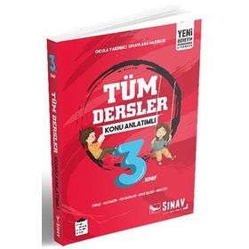 3. Sınıf Tüm Dersler Konu Anlatımlı Kolektif Sınav Dergisi Yayınları
