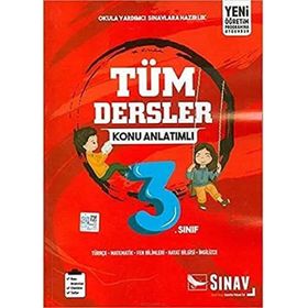 3. Sınıf Tüm Dersler Konu Anlatımlı Kolektif Sınav Dergisi Yayınları