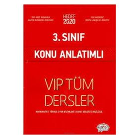 3. SINIF TÜM DERSLER KONU ANLATIMLI - KOMISYON