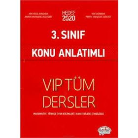 3. SINIF TÜM DERSLER KONU ANLATIMLI - KOMISYON