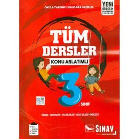 3. Sınıf Tüm Dersler Konu Anlatımlı Sınav Yayınları