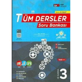 3. Sınıf Tüm Dersler Soru Bankası Sbm Soru Bankası Merkezi Yayınları