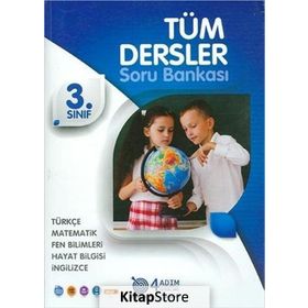 3.Sınıf Tüm Dersler Soru Bankası/4 Adım Yayınları