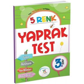 3. Sınıf Tüm Dersler Yaprak Test-5 Renk Yayınları