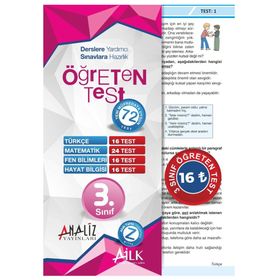 3.Sınıf Tüm Dersler Yaprak Test Analiz Yayınları