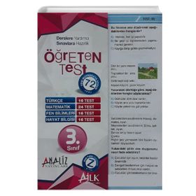 3.Sınıf Tüm Dersler Yaprak Test Analiz Yayınları