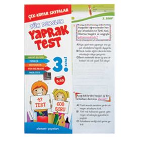 3. Sınıf Tüm Dersler Yaprak Test - Element Yayınları