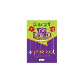 3. Sınıf Tüm Dersler Yaprak Test Tanışır Yayınları