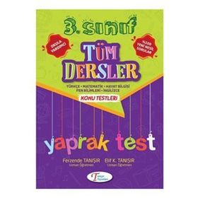 3. Sınıf Tüm Dersler Yaprak Test Tanışır Yayınları