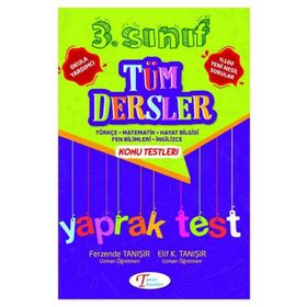 3. Sınıf Tüm Dersler Yaprak Test Tanışır Yayınları