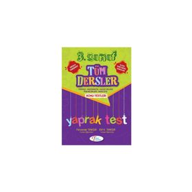 3. Sınıf Tüm Dersler Yaprak Test Tanışır Yayınları