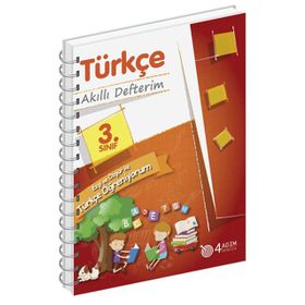 3. Sınıf Türkçe Akıllı Defterim 4 Adım Yayınları