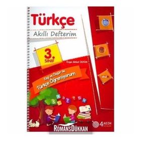 3. Sınıf Türkçe Akıllı Defterim 4 Adım Yayınları