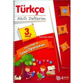 3. Sınıf Türkçe Akıllı Defterim 4 Adım Yayınları