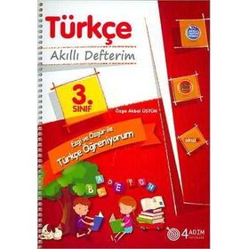 3. Sınıf Türkçe Akıllı Defterim 4 Adım Yayınları
