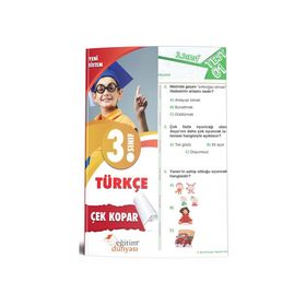 3. Sınıf Türkçe Çek Kopar Yaprak Test-Benim Hocam & Eğitim Dünyası