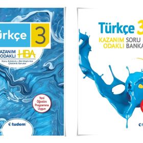 3.Sınıf Türkçe Konu Anlatımlı Kazanım Odaklı HBA Tudem Yayınları
