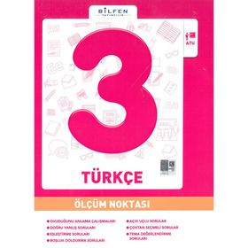 3. Sınıf Türkçe Ölçüm Noktası - Bilfen Yayınları