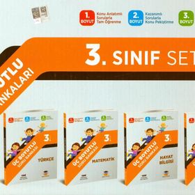 3. Sınıf Üç Boyutlu Soru Bankaları Seti Zeka Küpü Yayınlar