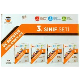 3. Sınıf Üç Boyutlu Soru Bankaları Seti Zeka Küpü Yayınlar
