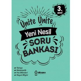 3. Sınıf Ünite Yeni Nesil Soru Bankası-Atlıkarınca Yayınları