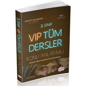 3. Sınıf VIP Tüm Dersler Konu Anlatımlı Editör Yayınevi