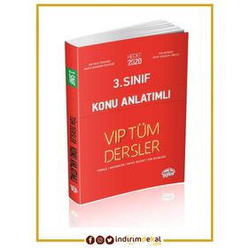 3. Sınıf VIP Tüm Dersler Konu Anlatımlı Editör Yayınevi