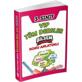 3. Sınıf VIP Tüm Dersler Konu Anlatımlı - Editör Yayınları Komisyon