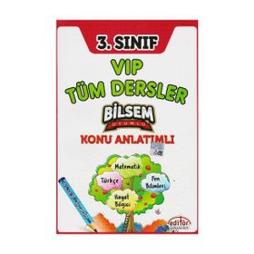 3. Sınıf VIP Tüm Dersler Konu Anlatımlı - Editör Yayınları Komisyon