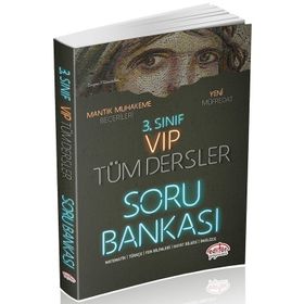 3. Sınıf Vip Tüm Dersler Soru Bankası / Komisyon / Editör Yayınları