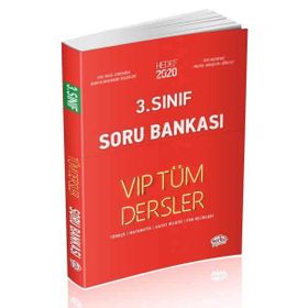 3. Sınıf Vip Tüm Dersler Soru Bankası / Komisyon / Editör Yayınları