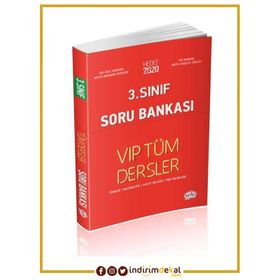 3. Sınıf Vip Tüm Dersler Soru Bankası / Komisyon / Editör Yayınları