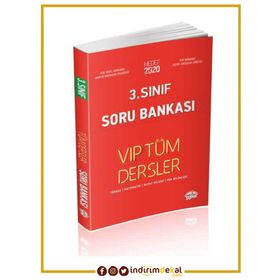 3. Sınıf Vip Tüm Dersler Soru Bankası / Komisyon / Editör Yayınları