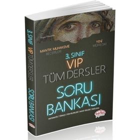 3. Sınıf Vip Tüm Dersler Soru Bankası / Komisyon / Editör Yayınları