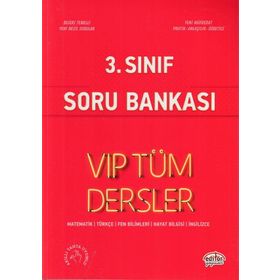 3. Sınıf Vip Tüm Dersler Soru Bankası / Komisyon / Editör Yayınları