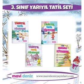 3. Sınıf Yarıyıl Tatil Seti-Mavi Deniz Yayınları
