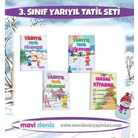 3. Sınıf Yarıyıl Tatil Seti-Mavi Deniz Yayınları
