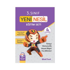 3. Sınıf Yeni Nesil Eğitim Seti - Blok Test Yayınları - Tudem Komisyon