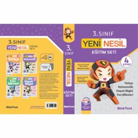 3. Sınıf Yeni Nesil Eğitim Seti - Blok Test Yayınları - Tudem Komisyon