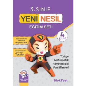 3. Sınıf Yeni Nesil Eğitim Seti - Blok Test Yayınları - Tudem Komisyon
