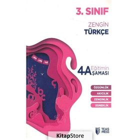 3. Sınıf Zengin Türkçe Eğitimin 4 Aşaması Teas Press Yayınları