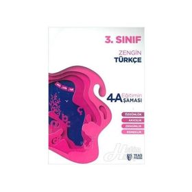 3. Sınıf Zengin Türkçe Eğitimin 4 Aşaması Teas Press Yayınları